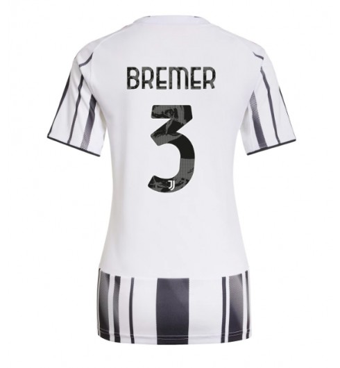 Juventus Gleison Bremer #3 Domácí Dres pro Dámské 2025-26 Krátký Rukáv Juventus Gleison Bremer #3 Domácí Dres pro Dámské 2025-26 Krátký Rukáv